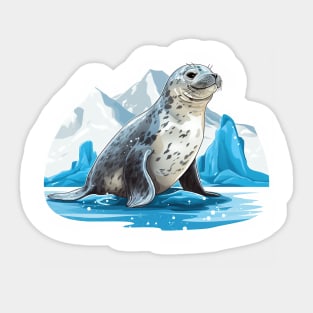 Leopard Seal Sticker